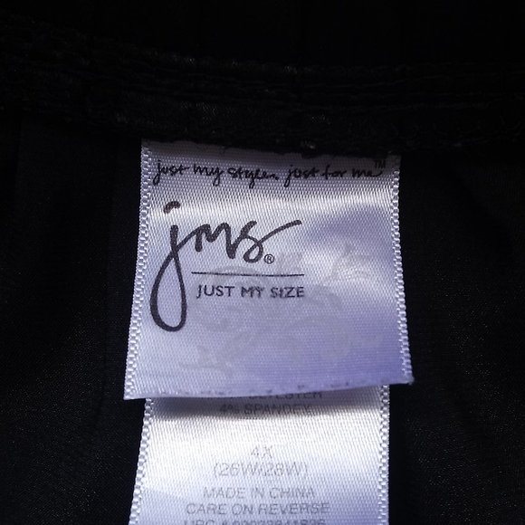 JMS Sz 4X Black Boat Neck Top Blouse CHIC! - Picture 5 of 6